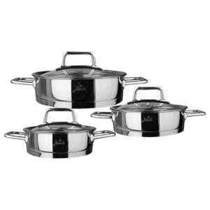 Assos 6 Parça Midi Çelik Sahan Seti