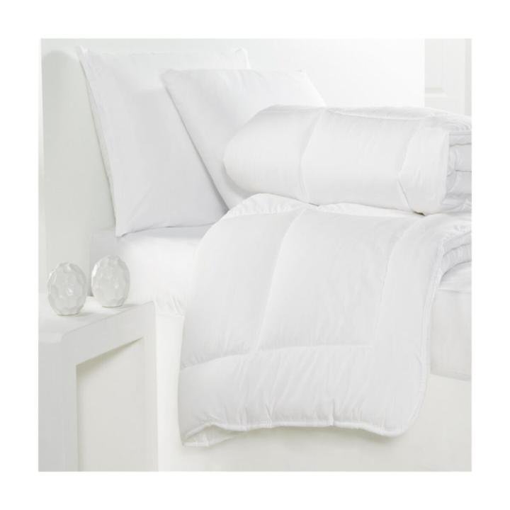 Tek Kişilik Ranforce Silikon Beyaz Yorgan 155x215