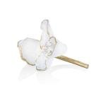 Dekor Çiçek Figürü Beyaz