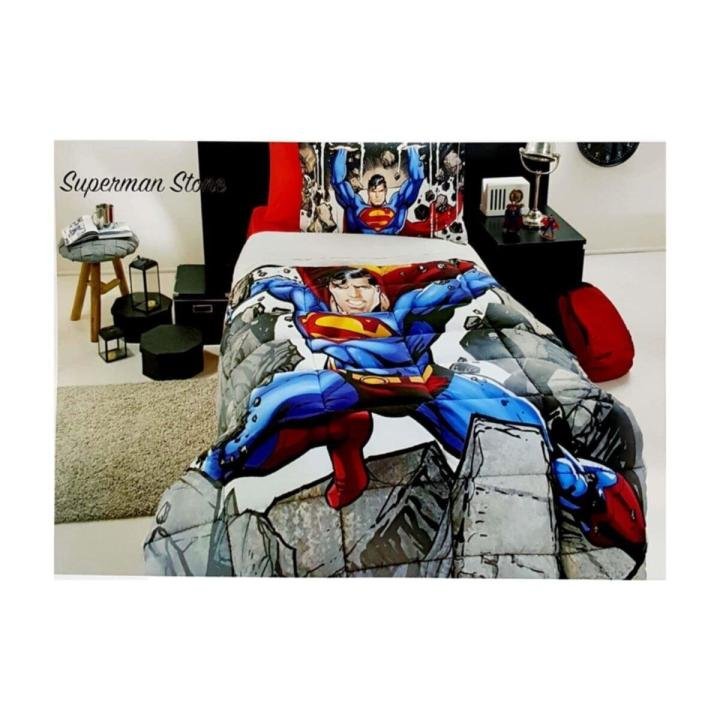 Lisanslı Uyku Seti Tek Kişilik Superman Set