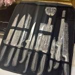 BIÇAK SETI 12 PARÇA PROFESYONEL ÇANTALI GGS SOLINGEN Profiline