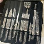 BIÇAK SETI 12 PARÇA PROFESYONEL ÇANTALI GGS SOLINGEN Profiline