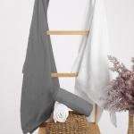 Elissa Best Set Hamam Takımı - Gri - Beyaz