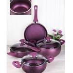 7prç. Güveç Seti Mor