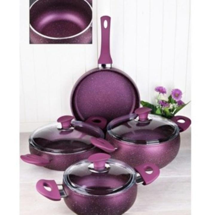 7prç. Güveç Seti Mor