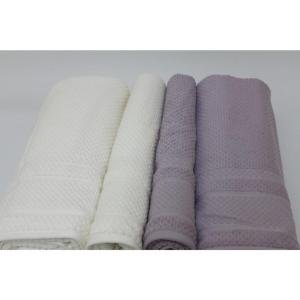 Hamam Seti 4 Adet Havlu Devon Krem Lila