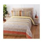 Çift Kişilik Nevresim Takımı Sunset Lines Yeşil