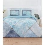 Yeşil Nevresim Takımı Ranforce Çift Kişilik Mayra