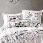 Çift Kişilik Nevresım Takımı Axel 100% Pamuk Black