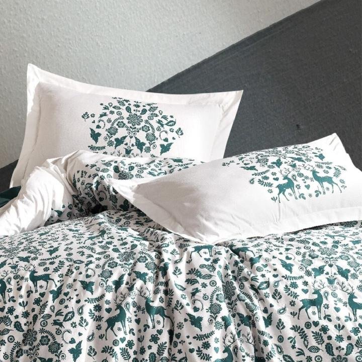 Tek Kişilik Nevresım Takımı Chelsea 100% Pamuk Yesıl