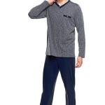 8568 Jakarlı V Yaka Erkek Pijama Takım