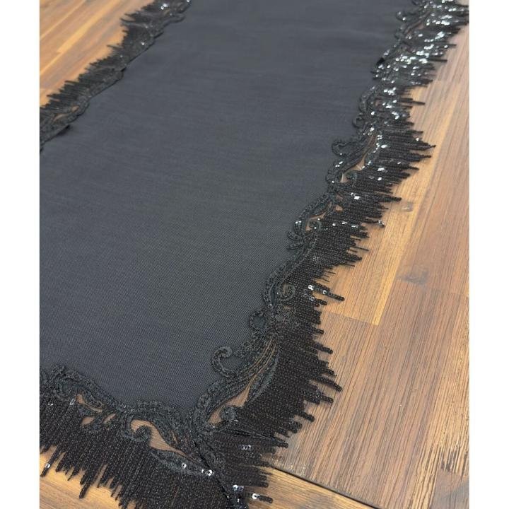 Özel Üretim Runner siyah 40x160