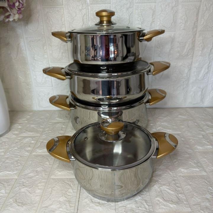 18 Parça Çelik Çeyiz Seti Gold Clk18cyzcrbgld