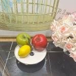 Antik Bold Yaldızlı Kulplu Porselen Kayık Ayaklı Sunumluk 21*21*10