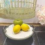 Frame Antik Kulplu Porselen 25 cm Sunumluk 26*29*8