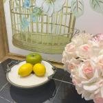 Frame Antik Kulplu Porselen 25 cm Sunumluk 26*29*8