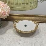 Frame Gold Kulplu Porselen 19 cm Sunumluk 21*24*8