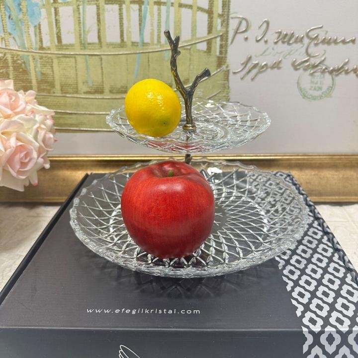 Hanedan Antik 2 Katlı Sunumluk 29*29*25