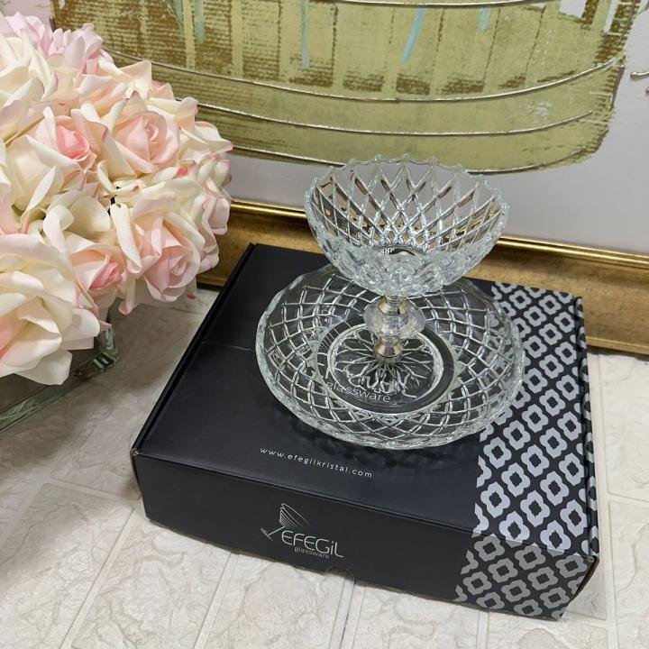 Hanedan Gümüş Katlı Çerezlik 18*18*14