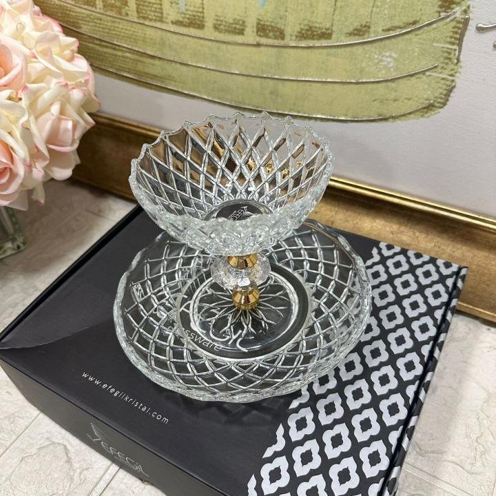 Hanedan Altın Katlı Çerezlik 18*18*14