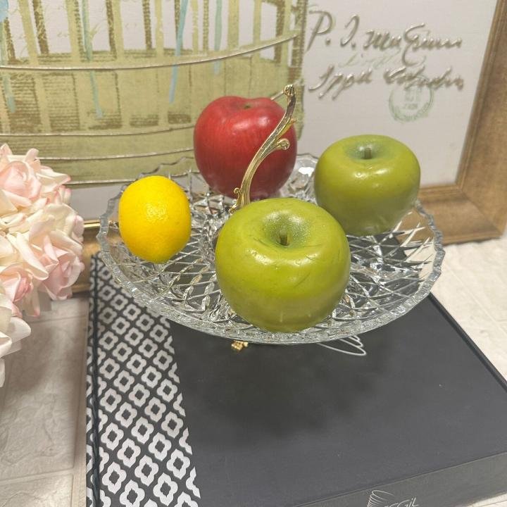 Hanedan Altın 29 cm Ayaklı Tutamaclı Sunumlık 29*29*13