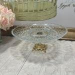 Hanedan Altın Dik Bölmeli Sunumluk Ayaklı 29*29*13