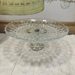 Hanedan Gümüş 29 cm Ayaklı Sunumlık 29*29*13