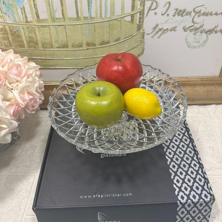 Hanedan Gümüş 29 cm Ayaklı Sunumlık 29*29*13