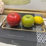 Glamour Gold 30 cm Cam Kulplu Sunumluk 14*36*4