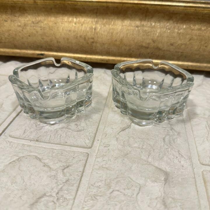 Delist Karina 2 Li Kare Küçük Boy Cam Küllük