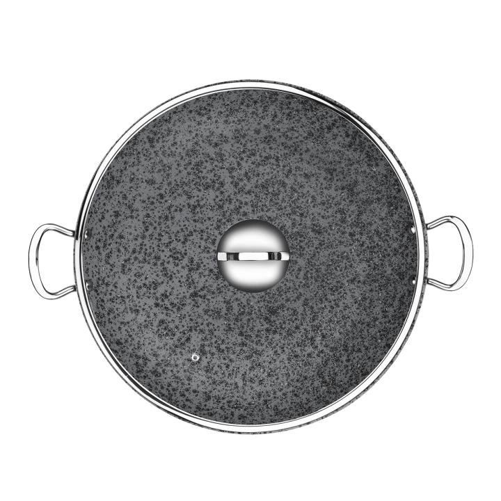Stone-Age 38 cm Çizilmez Yanmaz Yapışmaz İndüksiyonlu Şef Tenceresi