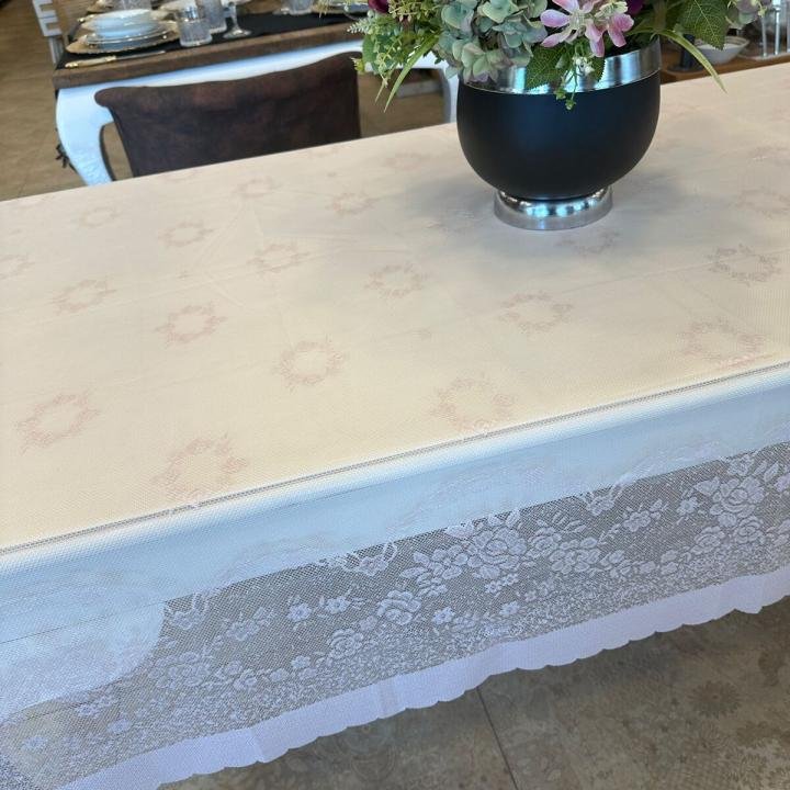 ÖRME DANTEL MASA ÖRTÜSÜ DİKDÖRTGEN 145x220