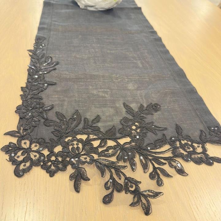 Özel Üretim Runner Siyah 40x160