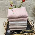 6’lı Havlu Gül Nakışlı 50 X 90 % 100 Pamuk