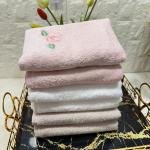 6’lı Havlu Gül Nakışlı 50 X 90 % 100 Pamuk