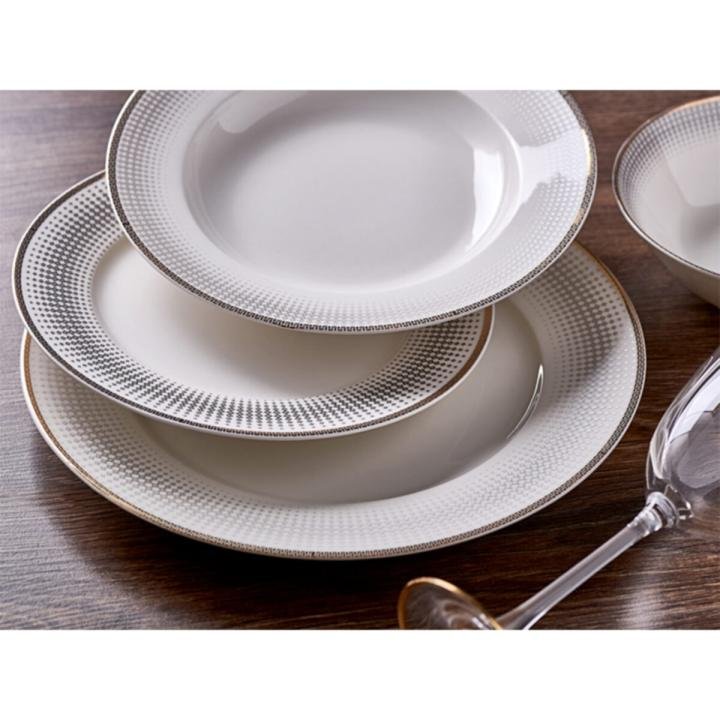 Intense  Bone China Yemek Takımı 12 Kişilik 53 Parça
