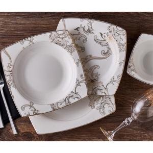 Essential Gold 53 Parça Bone China 12 Kişilik Yemek Takımı