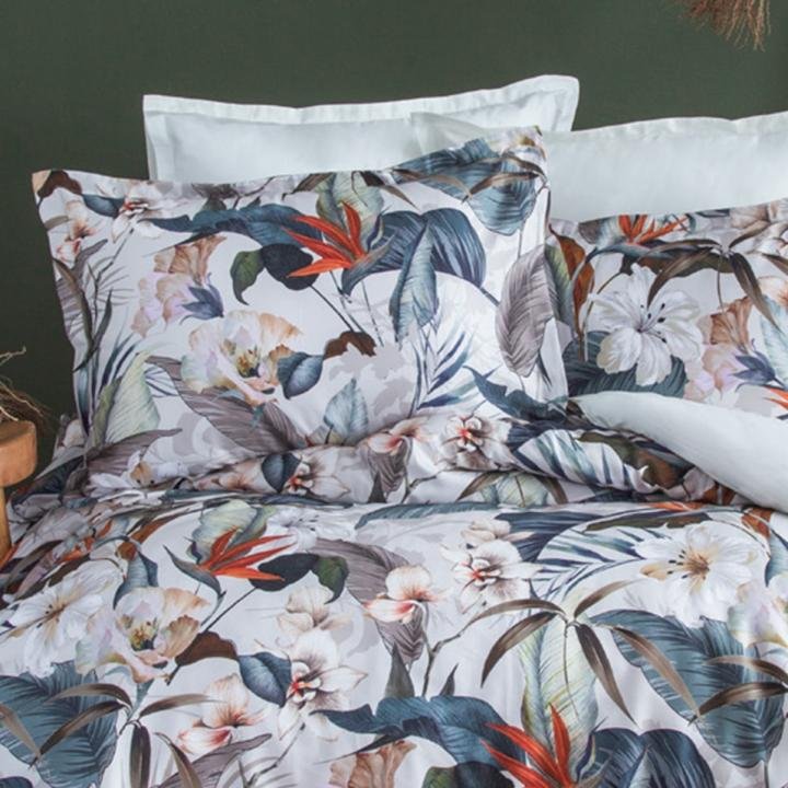 Spasso Çift Kişilik %100 Pamuk Saten Dijital Baskılı Nevresim Takımı