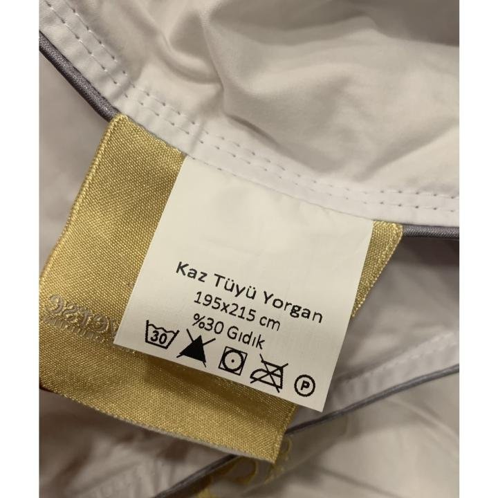 %90 Kaz Tüyü %10 Gıdı Tüyü Çift Kişilik Kaz Tüyü Yorgan