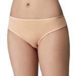 904 Kadın Beyaz Bambu Iz Yapmaz 3'lü Slip