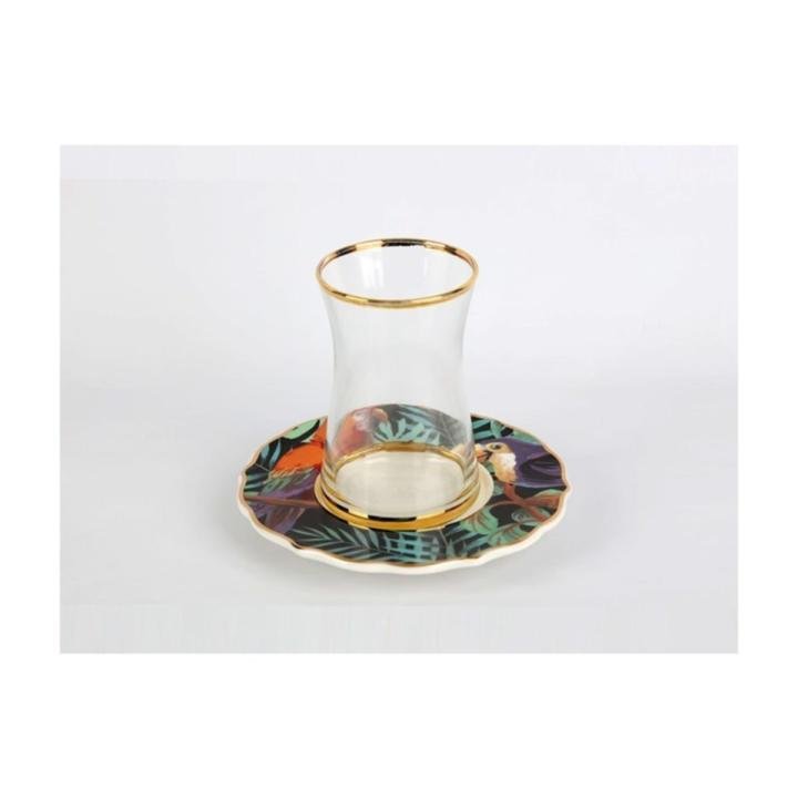 Barok Art Tropik 6'lı Çay Takımı Koleksiyon