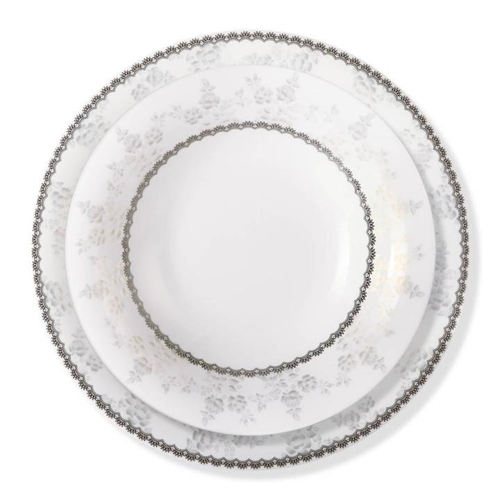 Clementine 12 Kişilik 70 Parça Royal Bone China Yemek Takımı