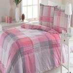 Çift Kişilik Ranforce Nevresim Takımı Roxin Pembe