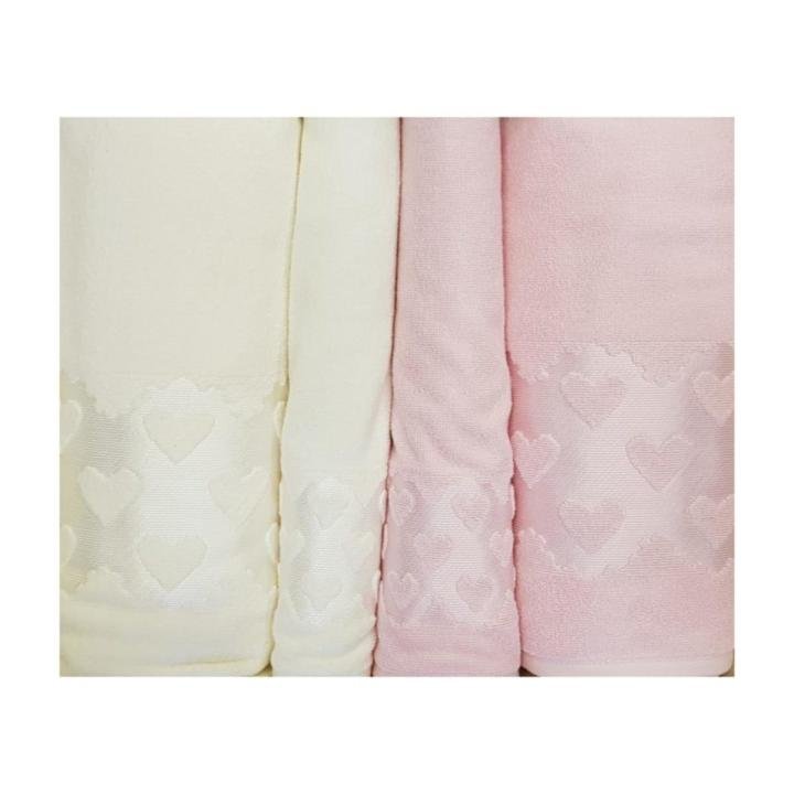 Best Set Hamam Seti Luna Krem Pembe