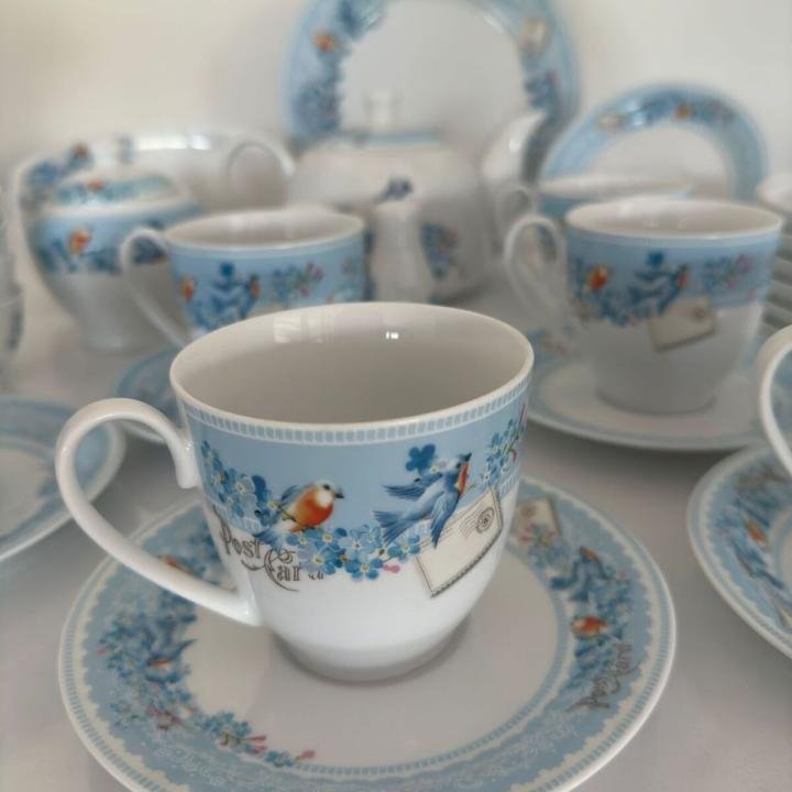 36 Parça 6 Kişilik Porselen Kahvaltı Takımı