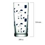 Loyal L Su Bardağı 4'lü 290 Cc.