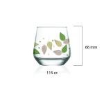 Black Leaf 6'lı Kahve Yanı Su Bardağı