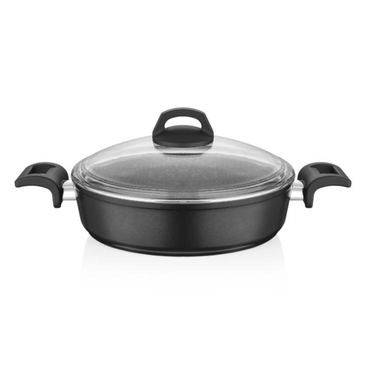 Montenegro 7 Parça Granit Tencere & Tava Seti