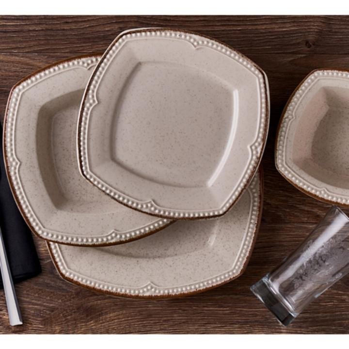 Elista Stoneware Yemek Takımı  6 Kişilik 24 Parça