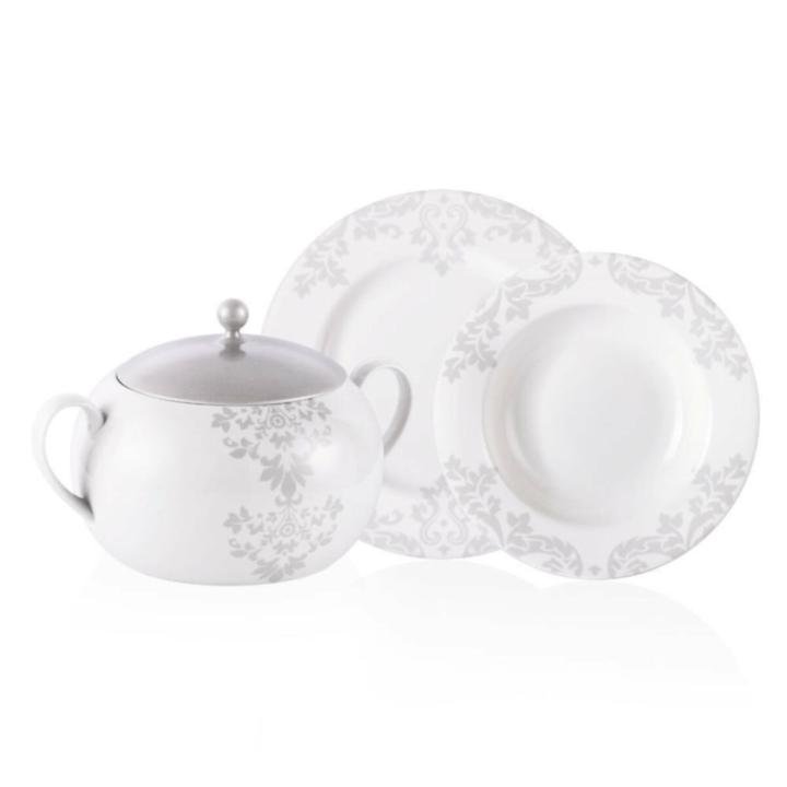 Miranda 12 Kişilik 68 Parça Royal Bone China Yemek Takımı
